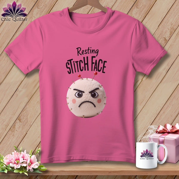MyDesigns Physical Item S / Peony Ouch - Resting Stitch Face ~ Premium Tee