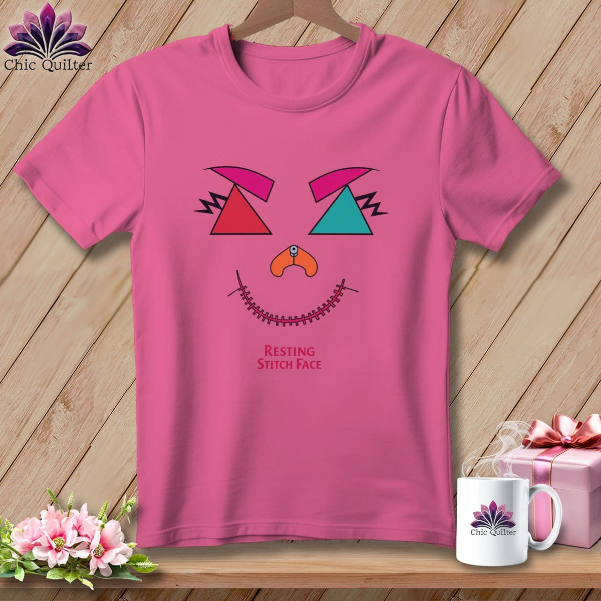MyDesigns Physical Item S / Peony Psychedelic Face - Resting Stitch Face ~ Premium Tee