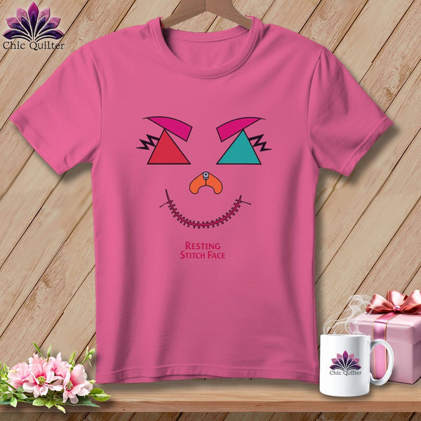 MyDesigns Physical Item S / Peony Psychedelic Face - Resting Stitch Face ~ Premium Tee