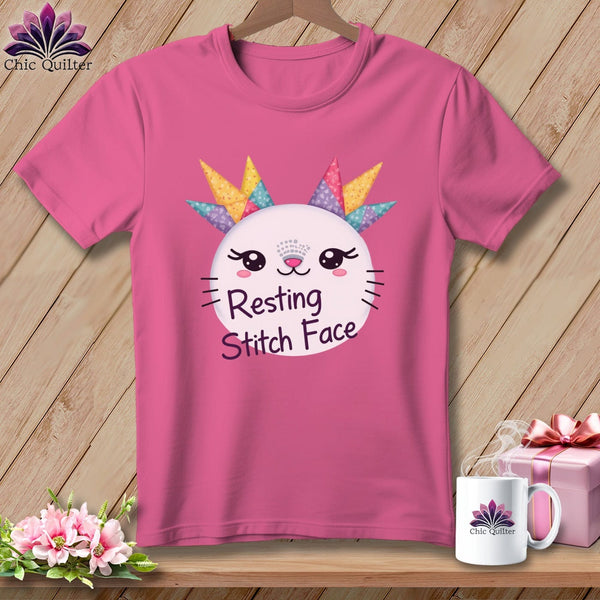 MyDesigns Physical Item S / Peony Quirky Impact - Resting Stitch Face ~ Premium Tee