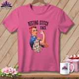 MyDesigns Physical Item S / Peony Rosie the Binder - Resting Stitch Face ~ Premium Tee