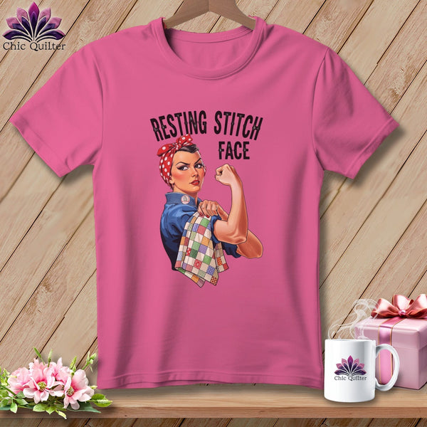 MyDesigns Physical Item S / Peony Rosie the Binder - Resting Stitch Face ~ Premium Tee