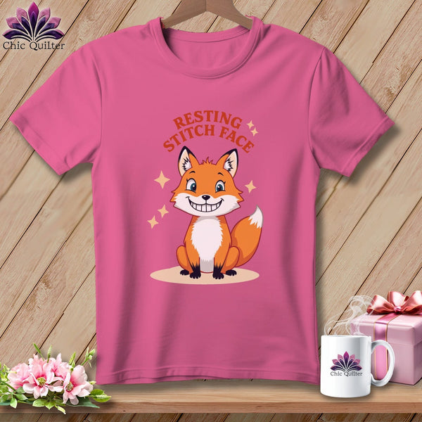 MyDesigns Physical Item S / Peony Silly Fox - Resting Stitch Face ~ Premium Tee