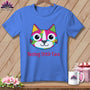 MyDesigns Physical Item S / Periwinkle Patchwork Smile - Resting Stitch Face ~ Premium Tee
