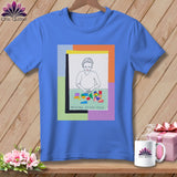 MyDesigns Physical Item S / Periwinkle Sew-Nia Delaunay - Resting Stitch Face ~ Premium Tee