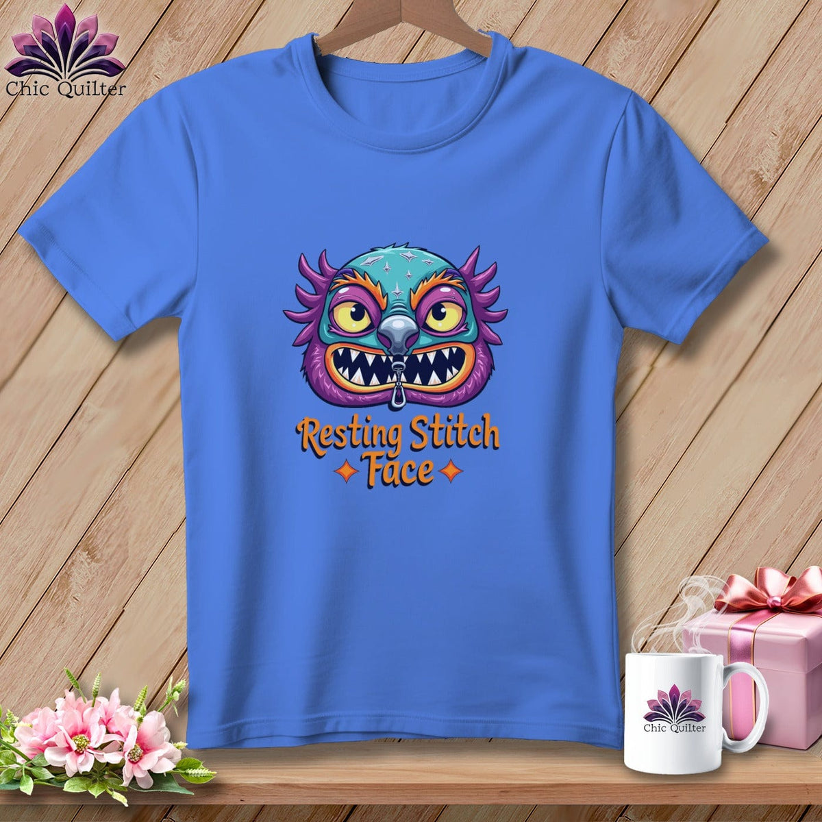 MyDesigns Physical Item S / Periwinkle Snipzilla - Resting Stitch Face ~ Premium Tee