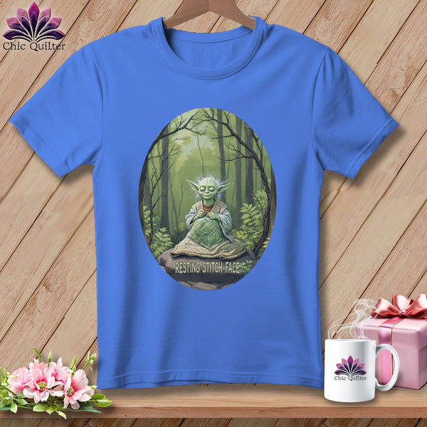 MyDesigns Physical Item S / Periwinkle Yo-Yo-Da - Resting Stitch Face ~ Premium Tee