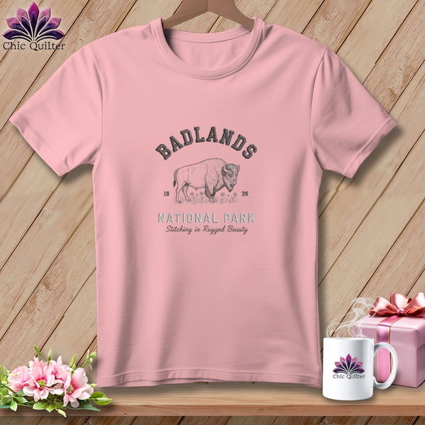 MyDesigns Physical Item S / Pink Badlands National Park, Stitchin In Beauty ~ Relaxed Fit Tee