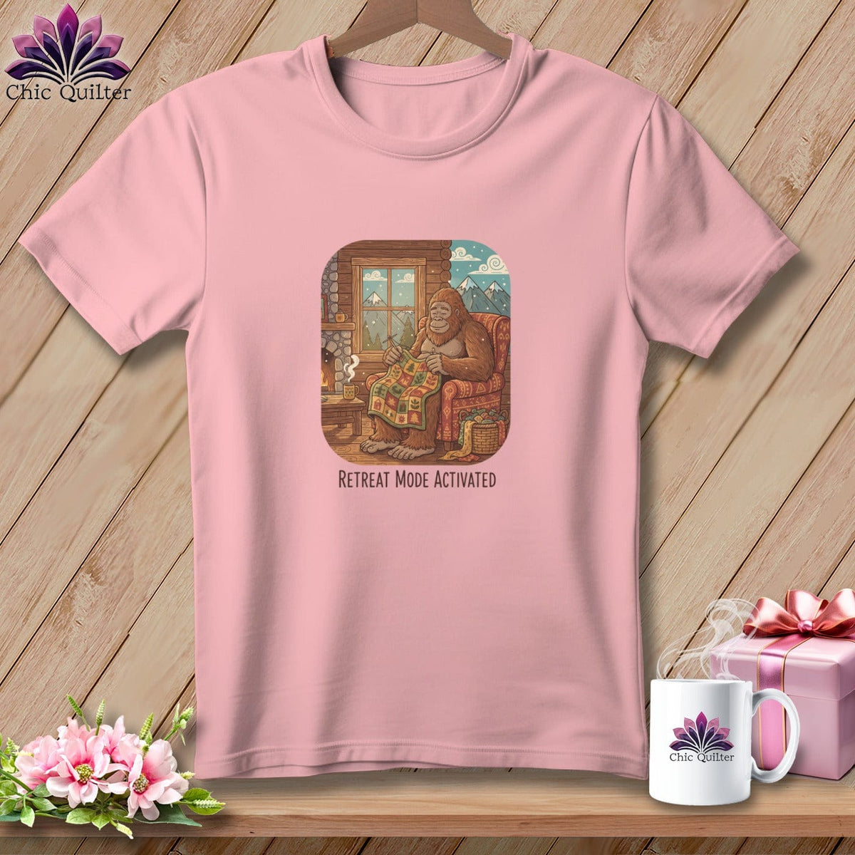 MyDesigns Physical Item S / Pink Big's Retreat Mode Activated ~ Relaxed Fit Tee