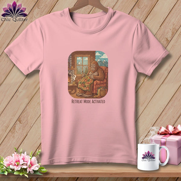 MyDesigns Physical Item S / Pink Big's Retreat Mode Activated ~ Relaxed Fit Tee