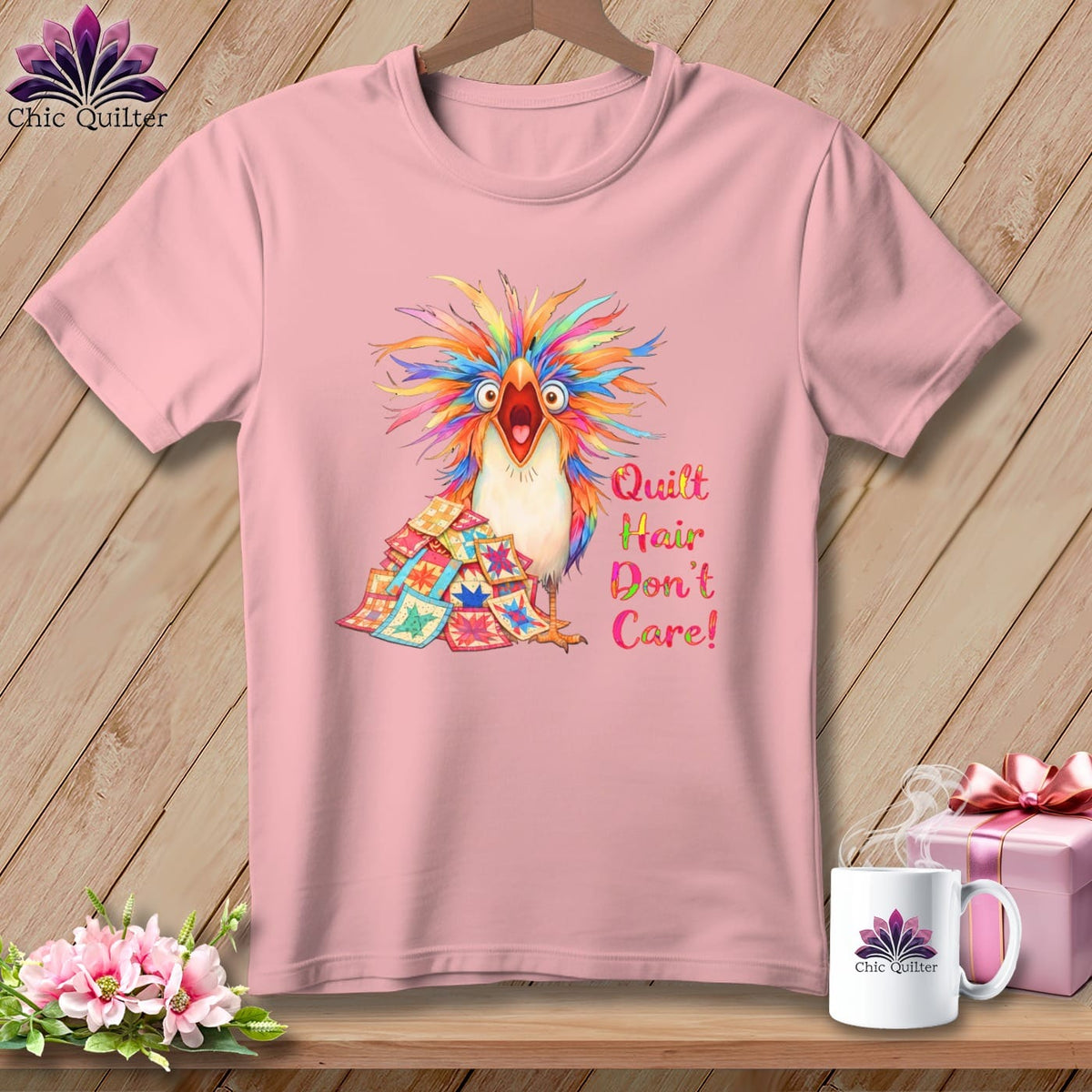 MyDesigns Physical Item S / Pink Chaos Finch ~ Relaxed Fit Tee