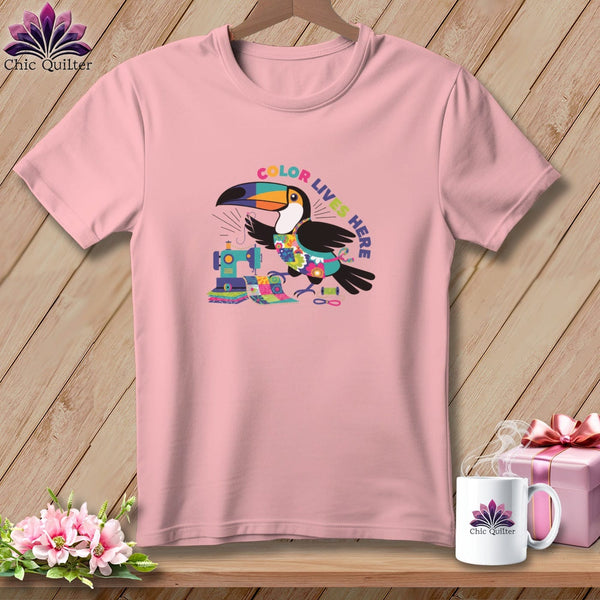 MyDesigns Physical Item S / Pink Color Lives Here ~ Relaxed Fit Tee