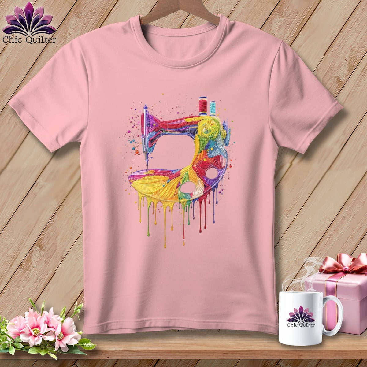 MyDesigns Physical Item S / Pink Dripping with Color ~ Relaxed Fit Tee