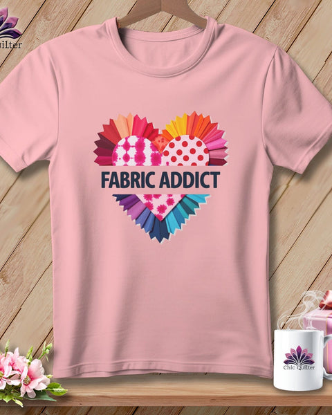 MyDesigns Physical Item S / Pink Fabric Adict ~ Relaxed Fit Tee