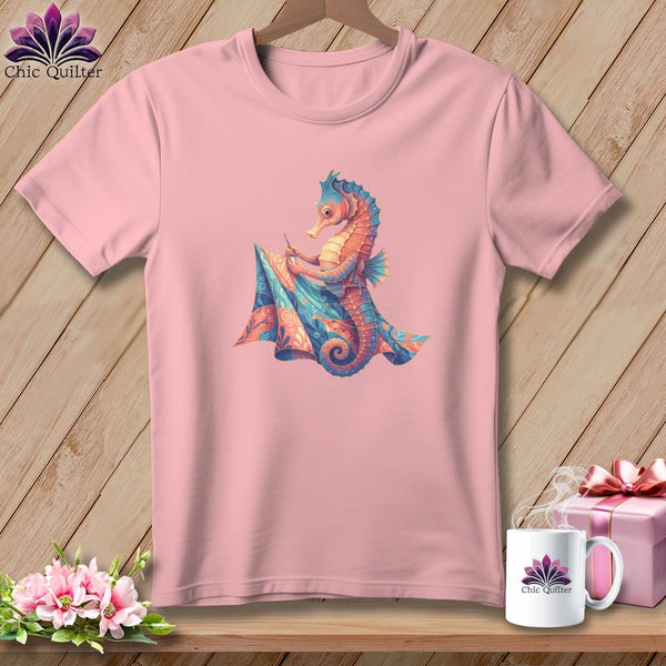 MyDesigns Physical Item S / Pink Flippin Around Quilter ~ Relaxed Fit Tee