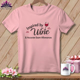 MyDesigns Physical Item S / Pink Inspired by Wine ~ Relaxed Fit Tee