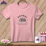 MyDesigns Physical Item S / Pink Katmai National Park, Stitchin In Beauty ~ Relaxed Fit Tee