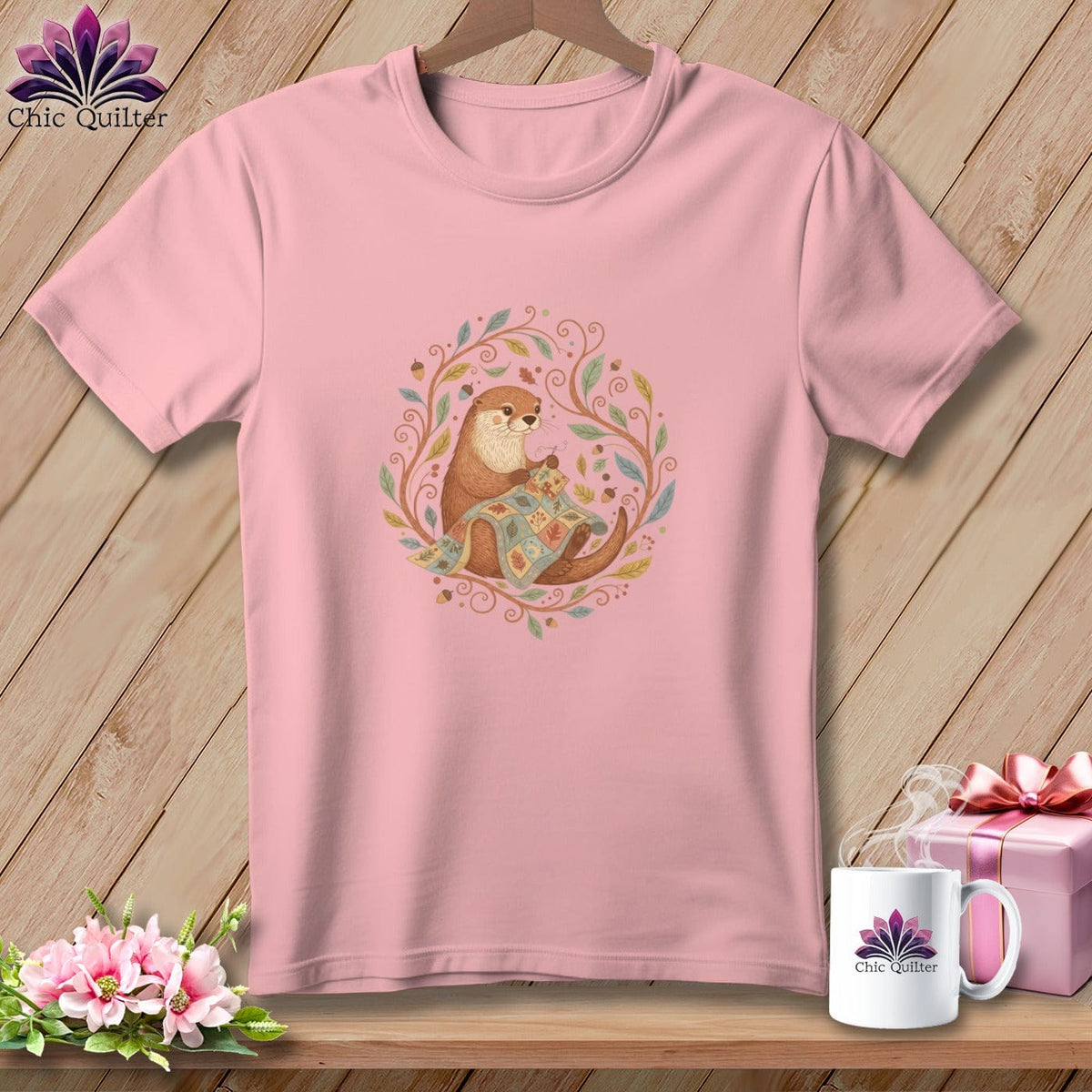 MyDesigns Physical Item S / Pink Lady Stitcher ~ Relaxed Fit Tee