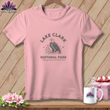 MyDesigns Physical Item S / Pink Lake Clark National Park, Stitchin In Beauty ~ Relaxed Fit Tee