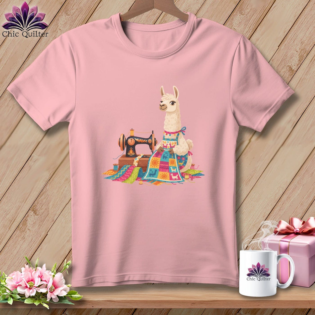 MyDesigns Physical Item S / Pink LaMama is Stitching - Back Off! ~ Relaxed Fit Tee