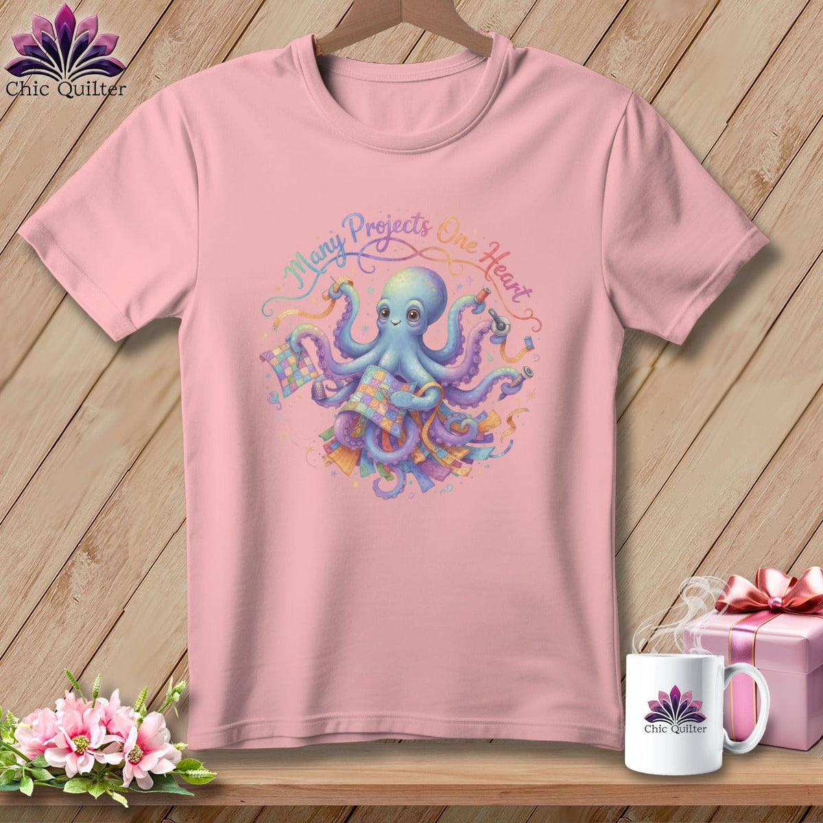 MyDesigns Physical Item S / Pink Many Projects One Heart ~ Relaxed Fit Tee