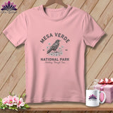 MyDesigns Physical Item S / Pink Mesa Verde National Park, Stitchin In Beauty ~ Relaxed Fit Tee
