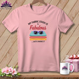 MyDesigns Physical Item S / Pink My Fabric Stash is Fabulous ~ Relaxed Fit Tee