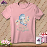 MyDesigns Physical Item S / Pink Narwhal Stitching ~ Relaxed Fit Tee