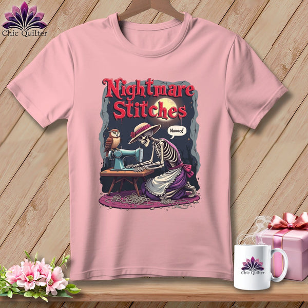 MyDesigns Physical Item S / Pink Nightmare Stitches ~ Relaxed Fit Tee