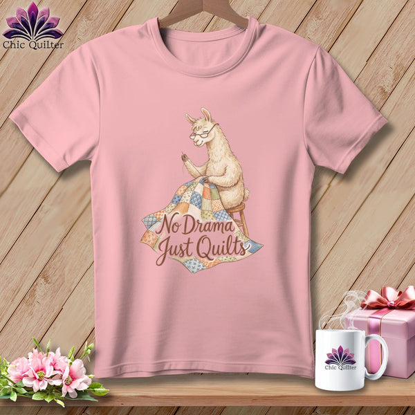 MyDesigns Physical Item S / Pink No Drama Llama ~ Relaxed Fit Tee