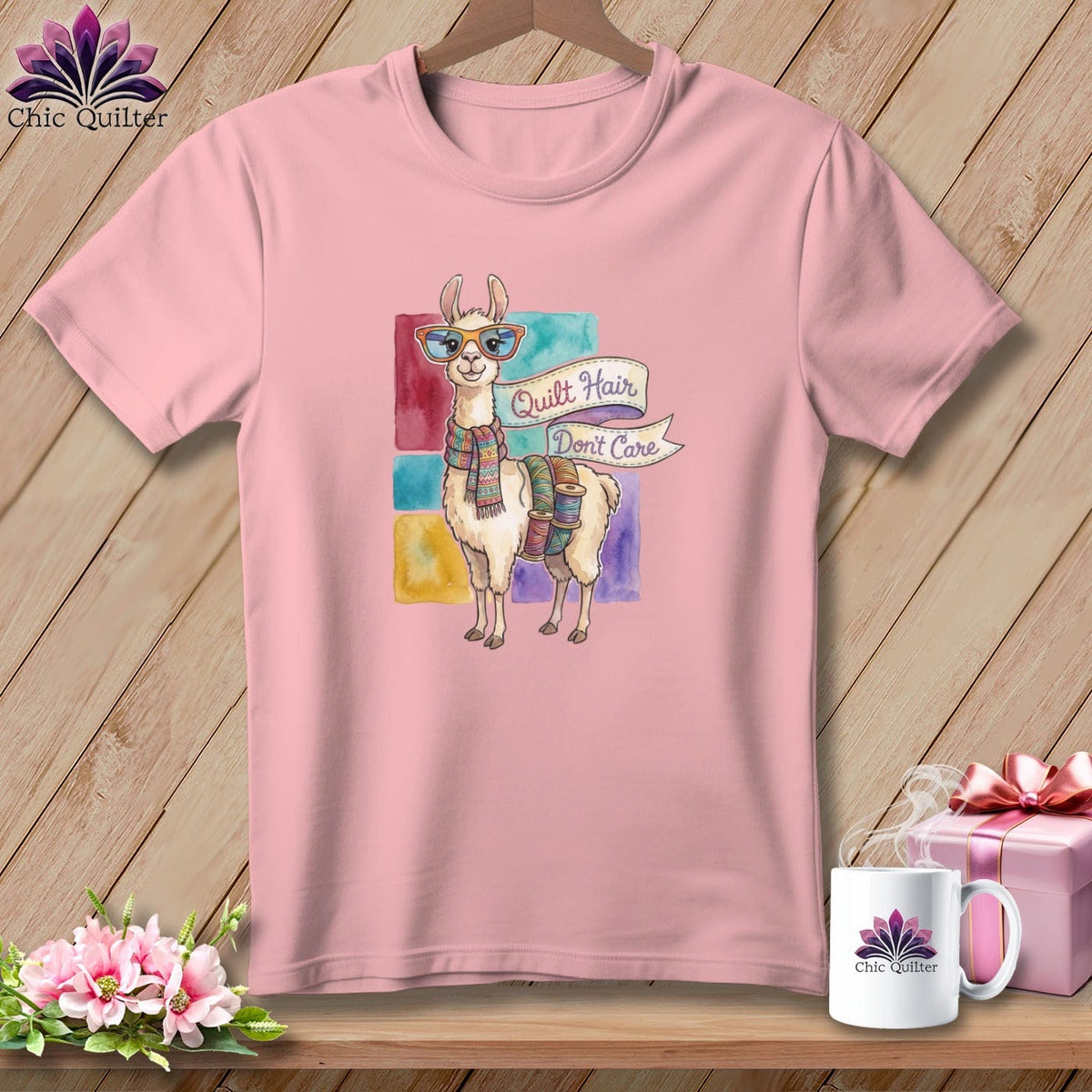 MyDesigns Physical Item S / Pink Patchwork Royalty ~ Relaxed Fit Tee