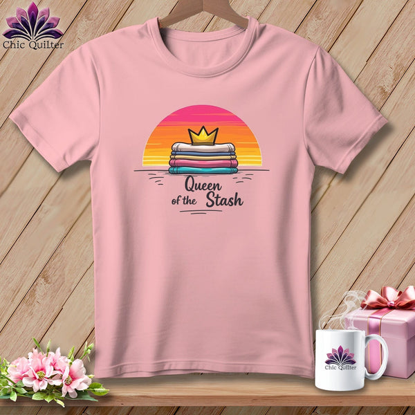MyDesigns Physical Item S / Pink Queen of the Stash ~ Relaxed Fit Tee