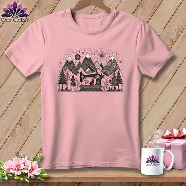 MyDesigns Physical Item S / Pink Quited Kitty Nights ~ Relaxed Fit Tee