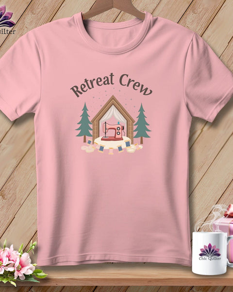 MyDesigns Physical Item S / Pink Retreat Crew Cabin ~ Relaxed Fit Tee