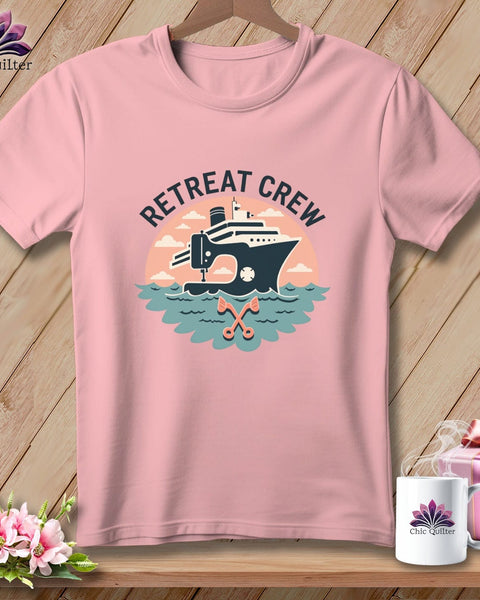 MyDesigns Physical Item S / Pink Retreat Crew ~ Relaxed Fit Tee