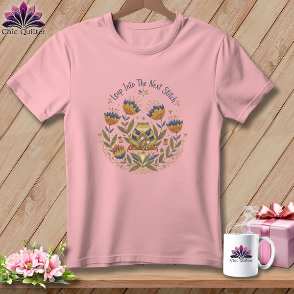 MyDesigns Physical Item S / Pink Ribbit Stitches ~ Relaxed Fit Tee