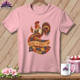 MyDesigns Physical Item S / Pink Rise & Quilt On ~ Relaxed Fit Tee