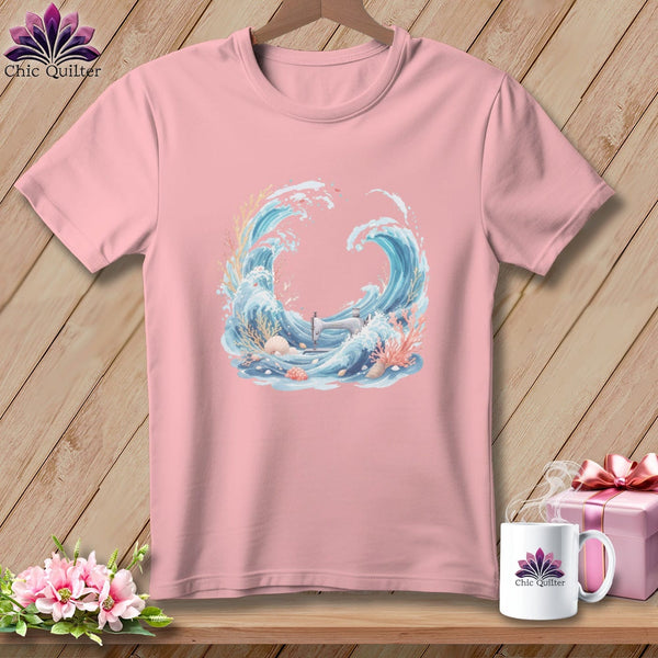 MyDesigns Physical Item S / Pink Seaside Sewing ~ Relaxed Fit Tee