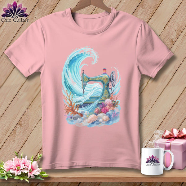 MyDesigns Physical Item S / Pink Seaside Stitcher ~ Relaxed Fit Tee