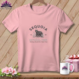 MyDesigns Physical Item S / Pink Sequoia National Park, Stitchin In Beauty ~ Relaxed Fit Tee