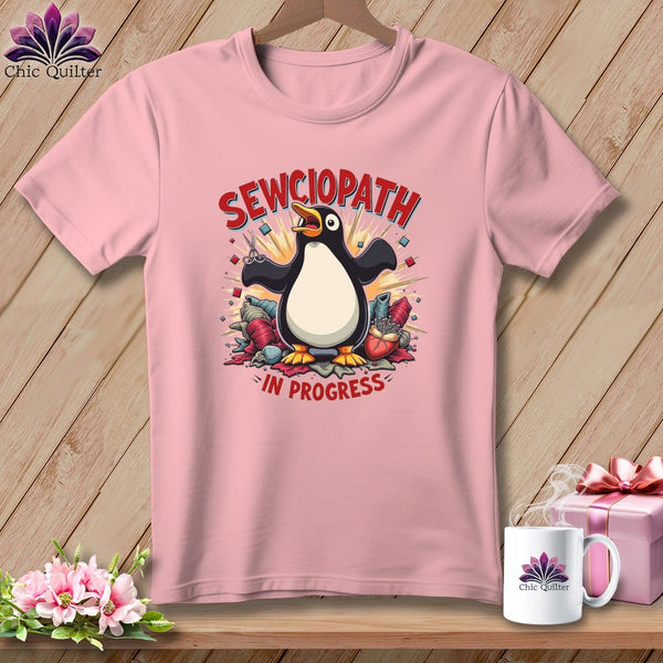 MyDesigns Physical Item S / Pink Sewciopath ~ Relaxed Fit Tee