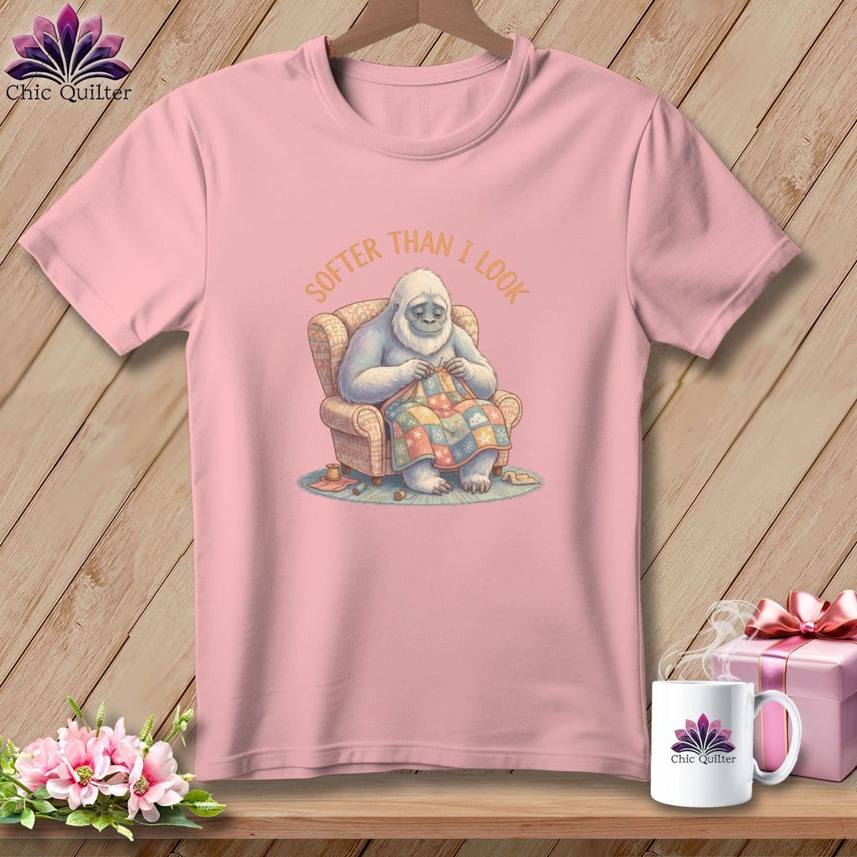 MyDesigns Physical Item S / Pink Softer Than I Look ~ Relaxed Fit Tee