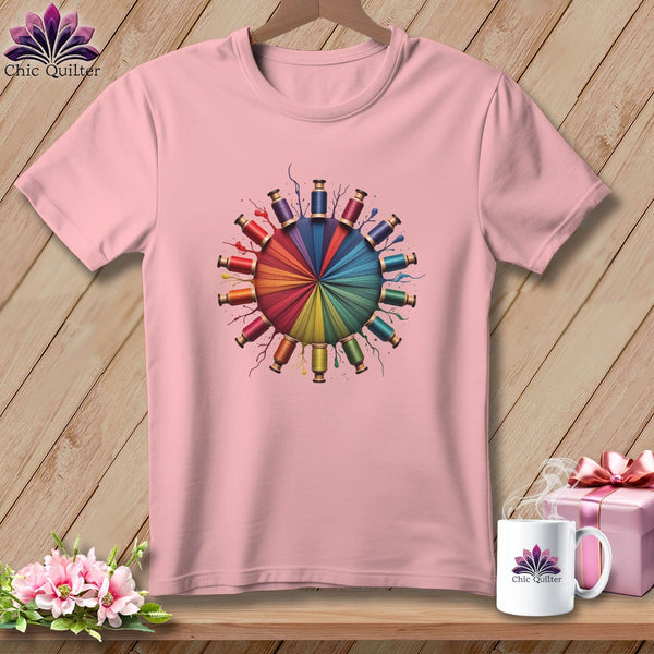MyDesigns Physical Item S / Pink Spools of Wonder ~ Relaxed Fit Tee