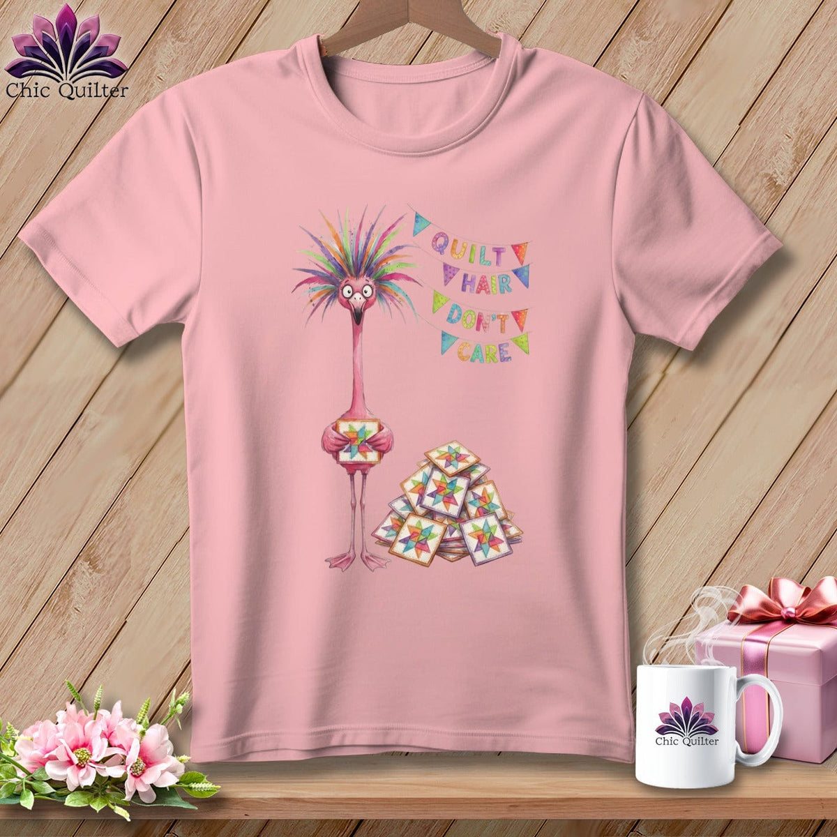 MyDesigns Physical Item S / Pink Starla Flamingle ~ Relaxed Fit Tee
