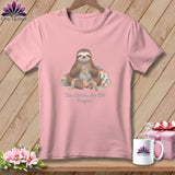 MyDesigns Physical Item S / Pink Stitch Sloth Vibes ~ Relaxed Fit Tee