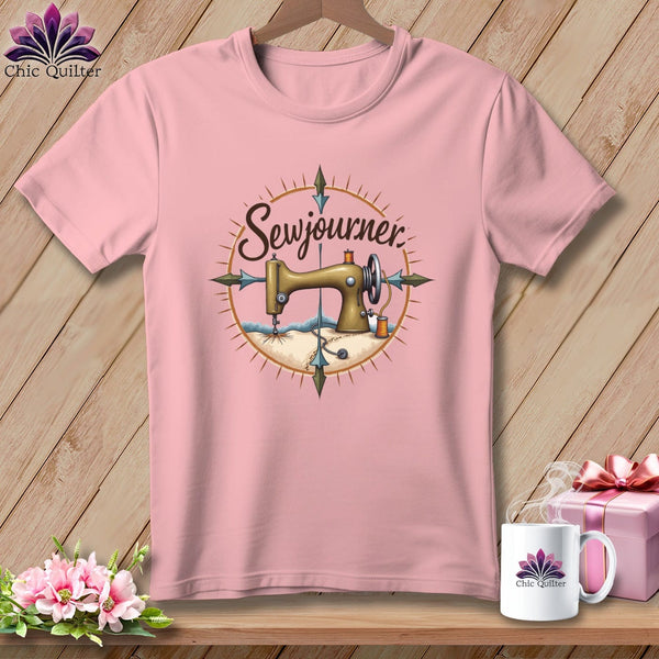 MyDesigns Physical Item S / Pink Stitchers Journey ~ Relaxed Fit Tee