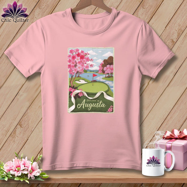 MyDesigns Physical Item S / Pink Stitchin' in Augusta ~ Relaxed Fit Tee