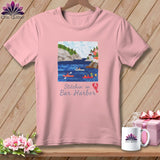 MyDesigns Physical Item S / Pink Stitchin' in Bar Harbor ~ Relaxed Fit Tee