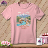 MyDesigns Physical Item S / Pink Stitchin' in Bend ~ Relaxed Fit Tee