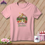MyDesigns Physical Item S / Pink Stitchin' in Boulder ~ Relaxed Fit Tee